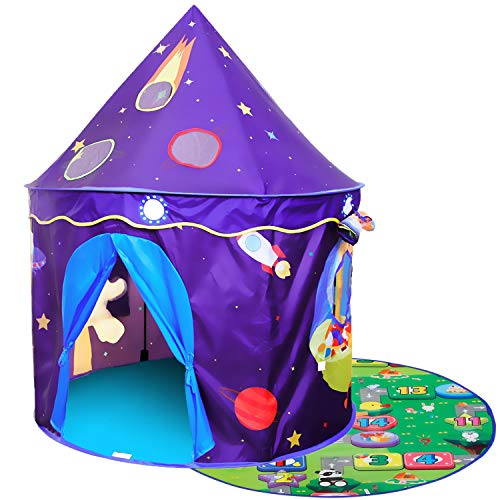 ALPIKA Kids-Tent Toy Castle Playhouse with Mat for Toddler Playing Children Play Tent As Best Gift for Girls Boys