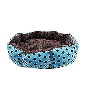 doitsa Super suave terciopelo Pet Trompeta octogonal cama para perro/gato Fournitures para animales cachorro nido abrir lavable 1 pc