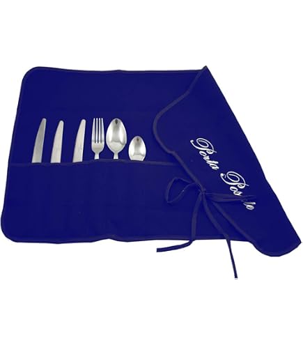 Set 4 Sacchetti Porta Posate Anti-ossidazione Argentato Feltro