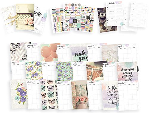 Simple Stories Carpe Diem A5 Planner Cofanetto, Multicolore, 25.4 x 22.86 x 5.08 cm