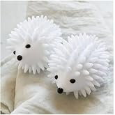 MT STORE 01 Hedgehog Design Laundry Feather Collector, Eva Foam, 8x3 cm, Standard Size, White