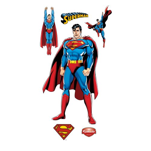 Preisvergleich Produktbild Fathead Superman Justice League Wand Graphic
