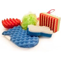 Martini Spa Massagehandschuh Aus Frottee | Doppelseitig Für Peeling Und Massage | Dermatologisch Getestet
