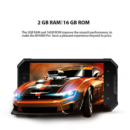 Outdoor Smartphone, Blackview BV4000pro Android 7.0, Dual-SIM Outdoor Handy Ohne Vertrag, 4,7 