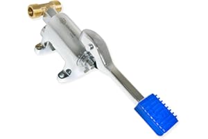 GOLDMAN SERVICE | Mélangeur à pédale pour éviers de cuisine industriels + Adaptateur de connexion pour deux eaux froides - chaudes.