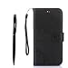 Produktbild Google Nexus 5X Hülle, Google Nexus 5X Schutzhülle, Alfort 3 in 1 Lederhülle Fashion Design Premium PU Leder Hohe Qualität Tasche Case Cover Kasten Abdeckung Wallet für Google Nexus 5X 5.2" Smartphone Funktion Standfunktion Unterstützte Telefone und Magnetverschluss mit Schmetterling ( Schwarz ) + Alfort Schwarz Stylus Pen + Netter Staub Stecker