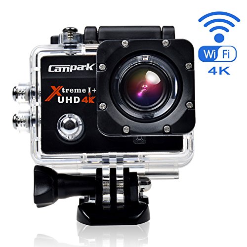 Campark® ACT74 4k Wifi Ultra HD Resistente al agua Cámara de Acción Deportiva Temporizador y Grabación en Cámara Lenta Cámara...