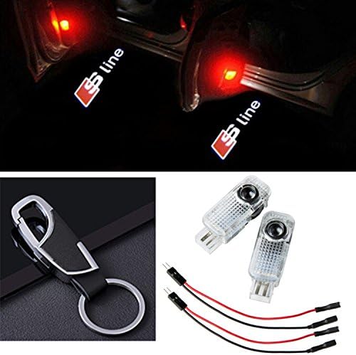 Eovvio 2 Pieces Car Door Light Ghost Shadow Light Logo Projector Welcome Lamp