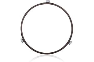 GOSKNOR Pierścień Obrotowy do Mikrofalówki, 17,8cm Zamienny Pierścień Obrotowy do Tacy do Kuchenki Mikrofalowej Obrotowy Pierścień do Mikrofalówki do Szklanych Talerzy o Średnicy 24,5–27cm