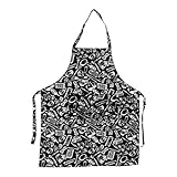 【Diseño de detalles】 Nuestro delantal tiene dos bolsillos grandes y prácticos en la parte delantera, puede poner algunos pequeños utensilios de cocina en él cuando está cocinando, o puede colocar algunos artículos pequeños que usa a menudo, en línea con el diseño humanizado.