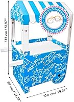 Carro de Chucherías de Cartón, Medidas 132 cm (alto) x 100 cm (ancho) x 59 cm (profundidad) - Candy Bar