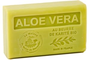 LA MAISON DU SAVON DE MARSEILLE Savon Aloe Vera au Beurre de Karité Bio - 125gr