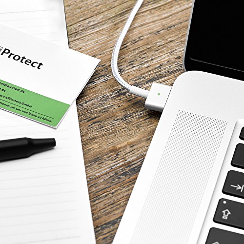 iProtect Nylon Ladegerät 60W für Apple MacBook mit MagSafe 2 Netzanschluss in Silber – Limited Edition - 4