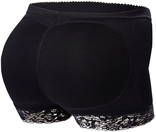 BYD Women Firm Control Panties Seamless Padded Briefs Girdles Butt Lifter Hip Enhancer Waist Trainer Fat Burning Slimmer Underwear Shapewear,Black,XXL