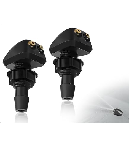 2 ugelli per tergicristalli anteriori per auto, compatibili con 207 306 Mk2 307 308 Mk1 Expert Mk2 3008 Spray Jet OEM 6438Y3