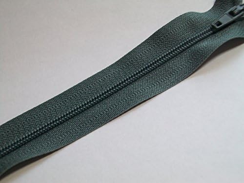 Pinsnneedles 6"-15cm Mid Grey Closed End Nylon Zip- per single zip … …