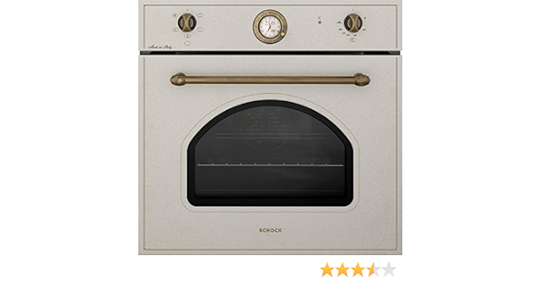 Schock New England F605 SFN5458N Forno multifunzione 5 funzioni, Avena,  maniglie e manopole in metallo anticate, 543 x 597 x 590 mm : Amazon.it:  Grandi elettrodomestici