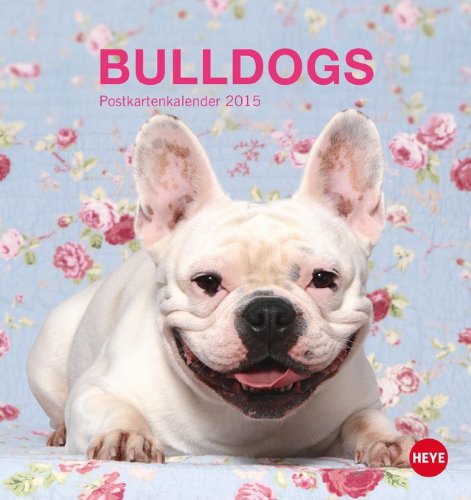 Bulldogs Postkartenkalender 2015