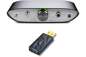iFi ZEN DAC V2 & iSilencer+ - Desktop Digital Analog Converter With USB 3.0 B Input only/Outputs: 6.3mm Unbalanced / 4.4mm Balanced/RCA - MQA DECODER (iSilencer+ A-A Bundle)