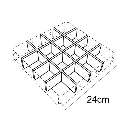3D Displays 3 tray spinner-counter dividers: set of 6 (retail equipment extras)