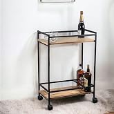 Service Trolley Wheeled Coffee Table Presentation Trolley 5115