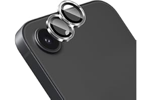 TUTUO Kameraschutz Kompatibel mit iPhone 16E Kameraschutz, 2 Stück, Transparent Kamera Schutzfolie, Individuelle Kameraprotektion, 9H Härte Anti-Kratzer HD Folie