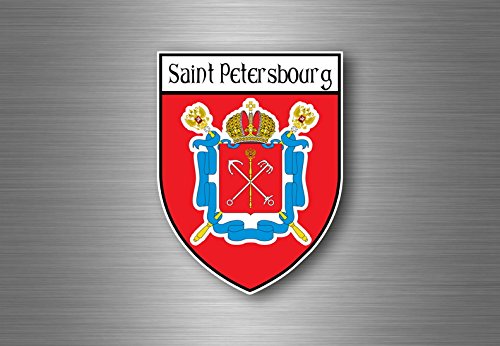 Akacha Sticker Adesivi Adesivo Stemma Etichetta Bandiera Auto San pietroburgo Russia