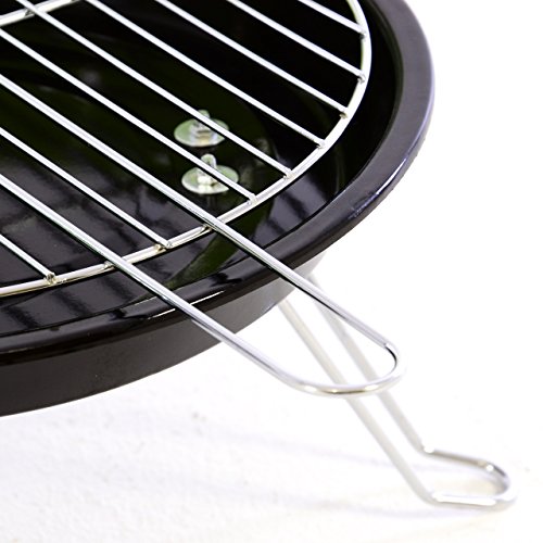 Nexos Rundgrill Mini BBQ Grill Partygrill Tischgrill Campinggrill grün - 2