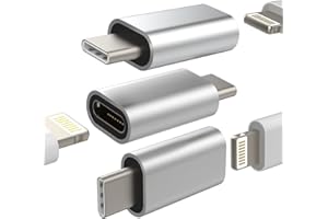 ZOYUZAN Lightning Female to USB C Male Adapter(3pack)Type-C Charging Cable Compatible for Samsung Galaxy Note S9 S10 S22 S21 S23 Ultra Z Flip Plus Google Pixel LG Ipad Pro Air4 for Apple iPhone13 Charger Cord