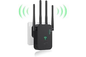 Ripetitore WiFi Potente Per Casa Segnale Copertura 245 m², Atoveir Extender WiFi, Configurazione In 1 Minuti, Amplificatore WiFi Compatibile con Tutti Modem Router, Casa e Ufficio
