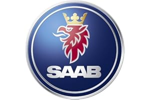BOOT TRUNK REAR BADGE Emblem 68mm Best fit for Saab Cars (eMarkooz)
