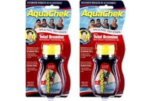 AquaChek - Lot de 2 Bouteilles Testeur 4 en 1 br+ph+alca+th - SC-AQC-470-0006-001