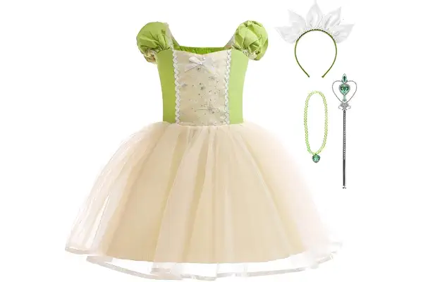 Lito Angels Princesa Blancanieves/Cenicienta/Sirenita Rapunzel vestir para Niñas Disfraz de Halloween Ropa Casual