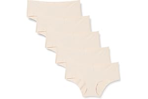 Iris & Lilly Damen Hipster-Unterwäsche ohne Abzeichnen Mikrofaser, 5er-Pack