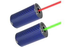 T238-Nano Airsoft Tracer, Kohlefaser Mini Tracer mit 14 mm CCW Gewindeschnittstelle, 14 mm CCW auf 11 mm CW Adapter, Typ-C Ladeanschluss