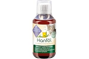 Chronobalance® 100 ml di olio di canapa per gatti – 100% puro e naturale – per pelli sensibili, cura del pelo – favorisce le difese