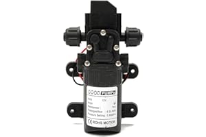zalati Pompe à eau haute pression DC 12 V 6 L/min auto-amorçante avec interrupteur automatique pour lavage de voiture, nettoyage de bateau et arrosage du jardin