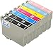 Produktbild 7-Stück Skia Tintenpatronen Epson Stylus Photo R 200 220 300 300 M 320 330 340 350 RX 300 320 500 600 620 640 48 T 0487 0481 0482 0483 0484 0485 0486 81 Tinten patronen