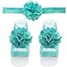 TiaoBug 5 Sets Baby Girls Headband Barefoot Sandals Foot Flower Bands Feet Decoration Accessories