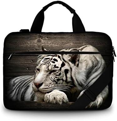 Lying Tiger 13" Canvas Laptop Briefcase Travel Padded Messenger Handbag Shoulder Bag with Pocket for 13.3" Apple MacBook Pro/ Air, Dell Inspiron 13R /Dell XPS 13 ,Lenovo Ideapad Yoga 13, Sony VAIO Duo/ PRO 13, Toshiba Satellite 13, HP Folio 13, Acer Aspire S3, Samsung Series 9 Ultrabook