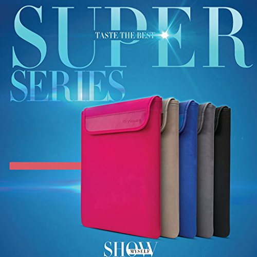 Tragbar Laptop Hülle Notebook Tasche Case für Macbook Mac Luft / Pro / Retina – Schwarz , Für 17 Zoll - 8