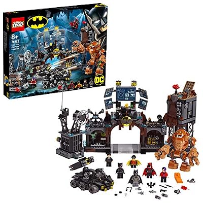 LEGO DC Comics Super Heroes - L'invasion de la Batcave par Gueule d'argile, Jouet DC Comics Enfant 8 Ans et Plus, 1038 Pièces - 76122
