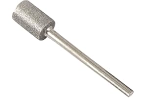 Aexit 5 Pcs 3mm Dia Drill Hole 8mm Cylinder Head Diamond Mounted Point (1415c2cb0d604e7b0e255ee68c14fde7)