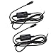 Produktbild Sharplace 2 stück Fahrzeug Power Kabel Mini USB Auto Ladegerät 3A für Auto GPS DVR Kamera - typ2