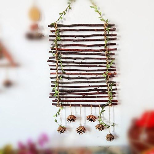 The branch decoration shop, Home Furnishing shooting props wall, hand hemp pinecone original, dried flower stem branches,Small tree leaves row