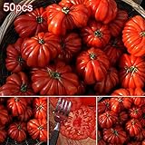 Tipo: Semillas de Tomate Buffyin 50pzas / Bolsa Caliente Raro Dulce Tomate Fruta Semillas Vegetales Jardín Hogar Bonsai Planta Semilla