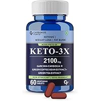 Carbamide Forte Keto Fat Burner Tablets with Garcinia Cambogia for Women and Men 2100mg with Green Coffee Bean Extract…