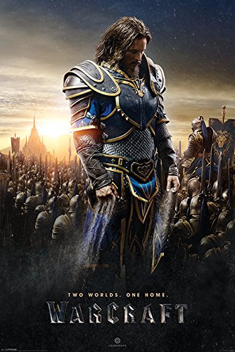 Preisvergleich Produktbild Warcraft Lothar Maxi Poster, Holz, mehrfarbig