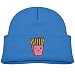 Produktbild Fashion Funny Kawaii Cartoon French Fries Kid Knitted Beanies Hat Boys Girls Winter Hat Knitted Skull Cap Black
