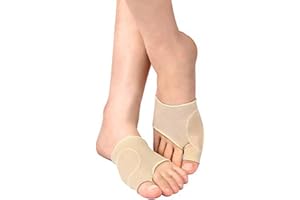WCHIUOE Ortheses Hallux Valgus Separateur, 1 Paire Correcteur d'oignon avec Manchon Coussinet de Gel Coussins Protecteur Chaussures Orthopédique d'oignon de coussins pour le Soulagement de la Douleur